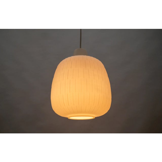 Bergamo Opaline Glass Lamp by Aloys F. Gangkofner for Peill & Putzler, 1960s For Sale - Image 6 of 11
