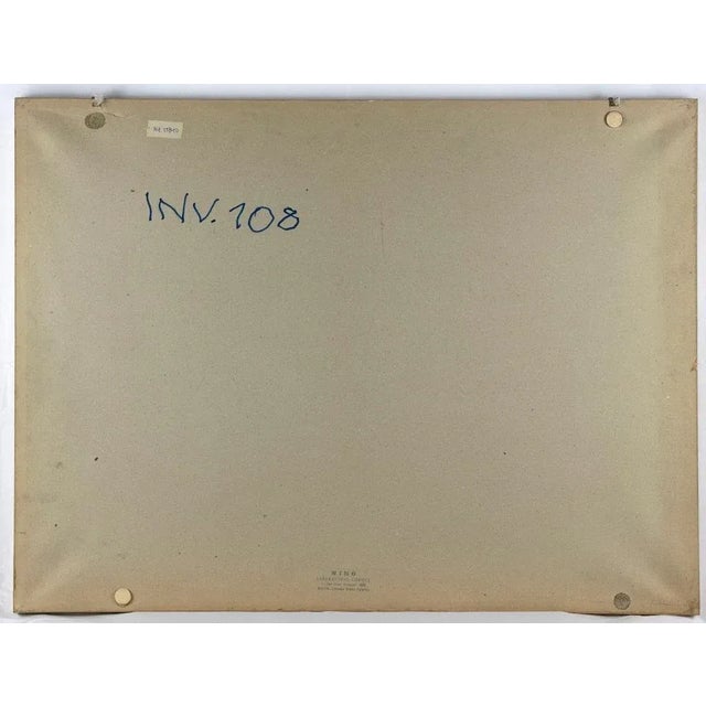 Modern Leo Guida, Attesa di Maja, Original Aquatint and Etching, 1973 For Sale - Image 3 of 4