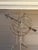 Late 20th Century Large Classical White Iron Armillary Sphere Garden Sculpture on Stand For Sale - Image 4 of 14