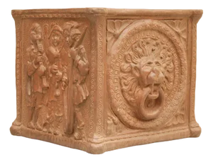 Large Bohemian Plant Pot, Vienna, 1890s
