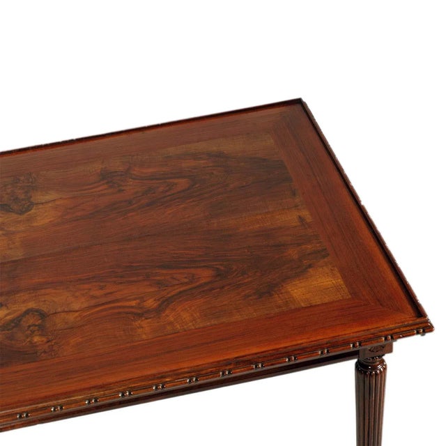 Mid-Century Walnut Coffee Table by Consorzio Esposizione Cantù in the style of Gio Ponti, 1920s For Sale - Image 4 of 6