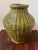 Mid 20th C. Embossed Basket-Weave Ceramic Green Vessel For Sale - Image 4 of 8