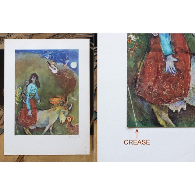 Purple Chagall, 1947 First Edition Portfolio, 17 Full Color Prints From Paris, France For Sale - Image 8 of 18