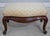 Thomasville Curved Queen Anne Style Chair & Ottoman For Sale - Image 12 of 18