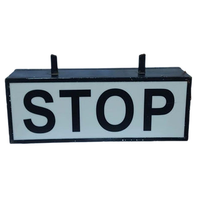 Vintage Stop Sign | Chairish