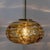 Amber Murano Glass Pendant Lamps, 1960s, Set of 2 For Sale - Image 9 of 18
