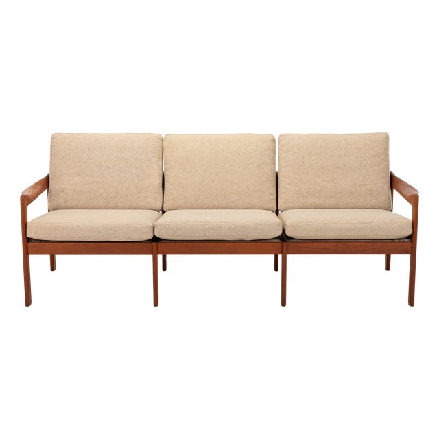 Sofa by Illum Wikkelsø for Niels Eilersen, Denmark 1960s For Sale
