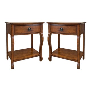 Lexington Tommy Bahama Side Tables or Nightstands Pair For Sale