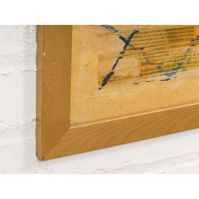 Abstract Mid 20th Century Diagram on Newsprint For Sale - Image 3 of 6