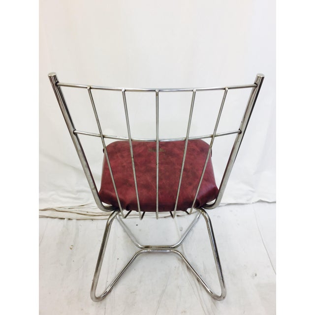 MidCentury Modern Chrome Chairs Set of 4 Chairish