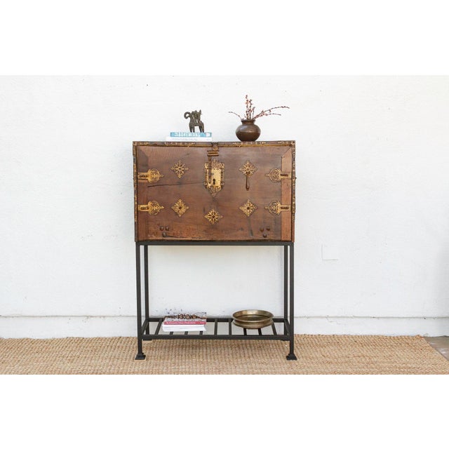 An original 18th Century Spanish Vargueno, a true treasure steeped in history and artistry. Crafted from exquisite warm...