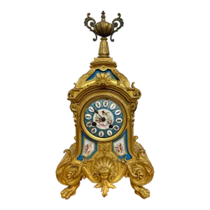 Louis XVI Dore Bronze Mantle Clock, Conrad Felsing, Berlin