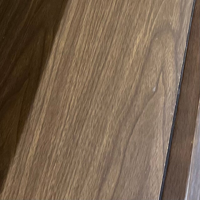 Wood MCM Walnut Dining Cabinet Hutch by Keller Furniture Circa 1969 For Sale - Image 7 of 12