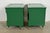 John Widdicomb Mid-Century Modern Hollywood Regency Green Lacquered Nightstands, Newly Refinished For Sale - Image 12 of 13