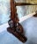 Large Antique Chinese Carved Wood Robe Display Rack For Sale - Image 10 of 12