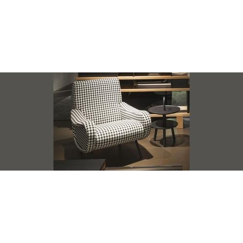 Gold Mid-Century Modern Lady Armchair by Marco Zanuso for Cassina, Italy For Sale - Image 8 of 13