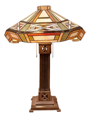English Tiffany Style Table Lamp