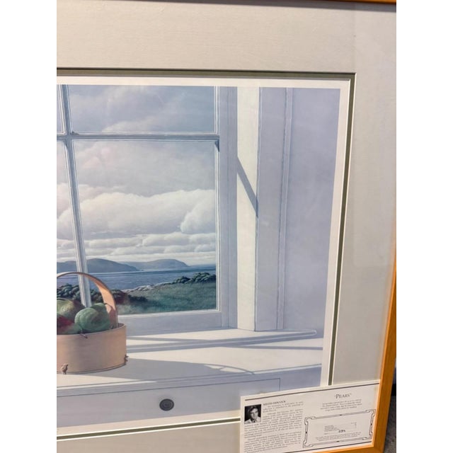 1970s 1970s Pears by Keith Hiscock /Limited Original Authenticated Print, Signed and Numbered, Framed For Sale - Image 5 of 11