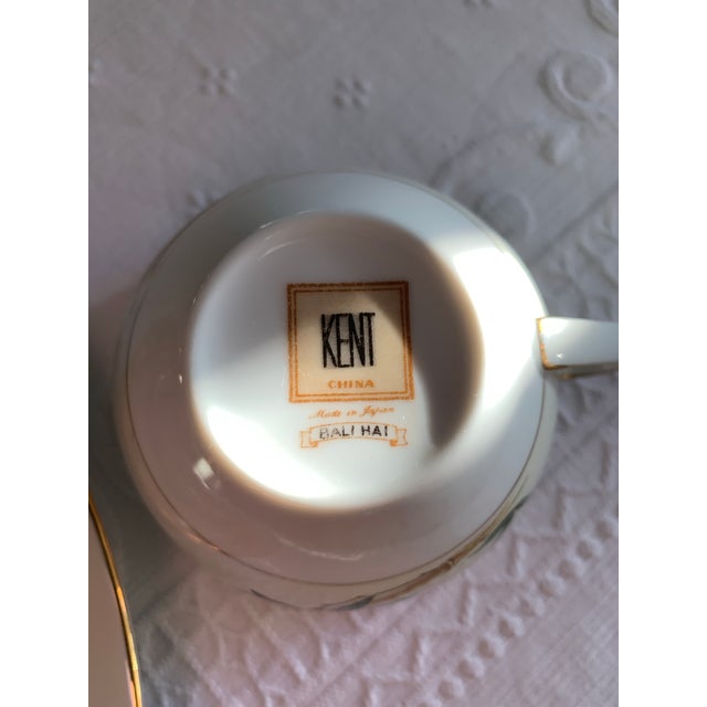 Mid 20th Century Vintage Bali Hai Kent Fine China Bamboo Service for Four- 24 Pieces For Sale - Image 5 of 12