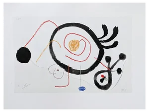 Joan Miro, Enfance d'Ubu XI, Lithograph, 1972