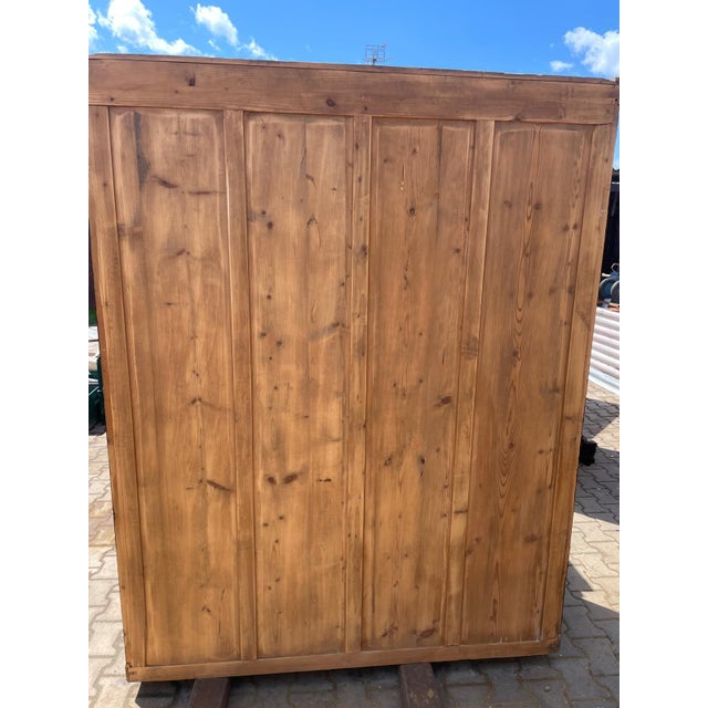 Vintage Wood Display Cabinet For Sale - Image 3 of 6