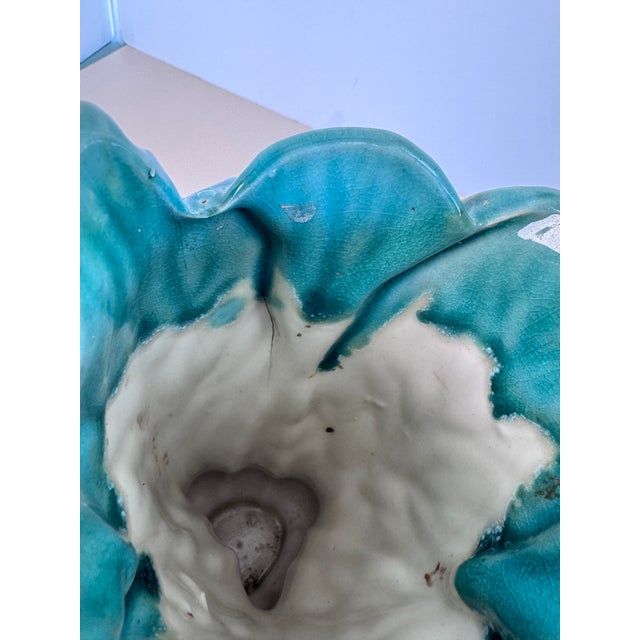 Bok Choy Cabbage Leaf Vase For Sale - Image 9 of 11