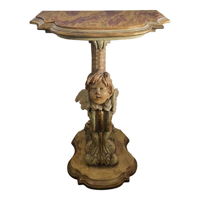 Goldenrod Small Console Tables, Set of 2 For Sale - Image 8 of 18