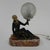 Art Deco Desk Lamp with Woman and Globe, 1920s For Sale - Image 17 of 17