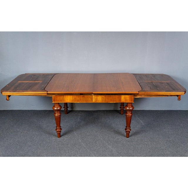 Vintage Brown Wood Table For Sale - Image 8 of 18