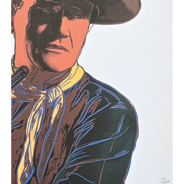 1980s After Andy Warhol, John Wayne: Red-Brown Cinematic Icon, Print For Sale - Image 5 of 6