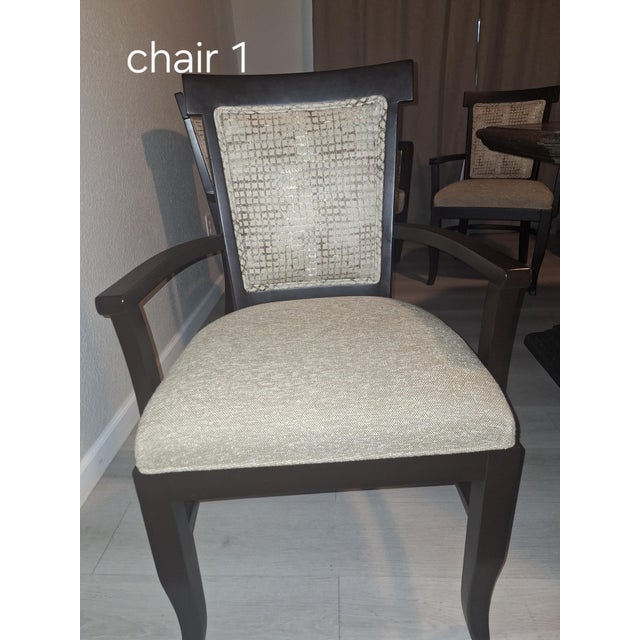 Madison Furniture 1980s Madison Furniture Dining Chairs For Sale - Image 4 of 14