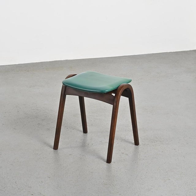 Stool by Isamu Kenmochi for Akita Mokko, Japan, 1960s For Sale - Image 4 of 12