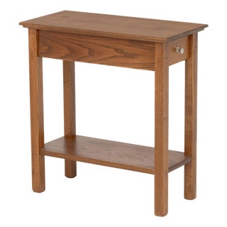 Modern Oak Side Table For Sale