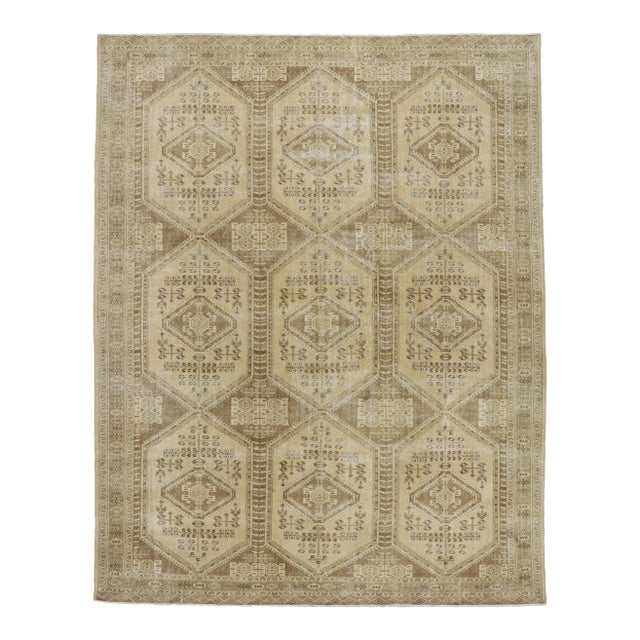 Antique Persian Turkaman Rug - 09'09 X 12'04 For Sale