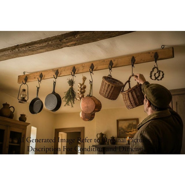 Antique Early 18th/19th Century Kitchen Game Hook Rack – Fine Quality This antique early 18th/19th-century kitchen game...