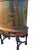 Antique Chinoiserie Curio Cabinet Hutch Vitrine Breakfront Vernis Martin Style For Sale In Philadelphia - Image 6 of 18