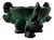 Art Deco Ingrid Ashtray in Malachite Glass by Arthur Pleva for Curt Schlevogt, 1930s For Sale