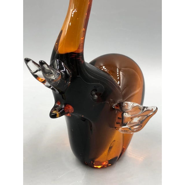 Mid-Century Murano Glass Elephant Figurine, 1950s For Sale - Image 10 of 11
