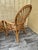 A Pair of Rattan Fan Back Lounge Chairs in the Franco Albini's Style. Circa 1980s For Sale - Image 11 of 18