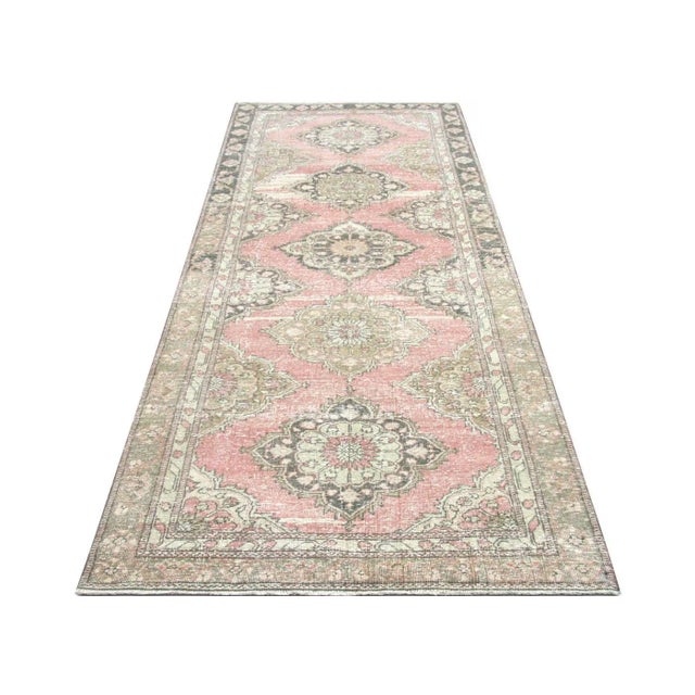1960s Turkish Oushak Rug For Sale In Los Angeles - Image 6 of 7