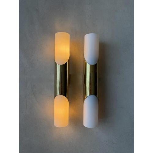 Brass Wall Lamp by Rolf Krüger for Paul Neuhaus, 1970s, Set of 2 For Sale - Image 8 of 8