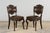 Mid 19th Century Antique French Louis XV Style Oak Dining Chairs W/ Brown Leather - Set of 8 For Sale - Image 5 of 18