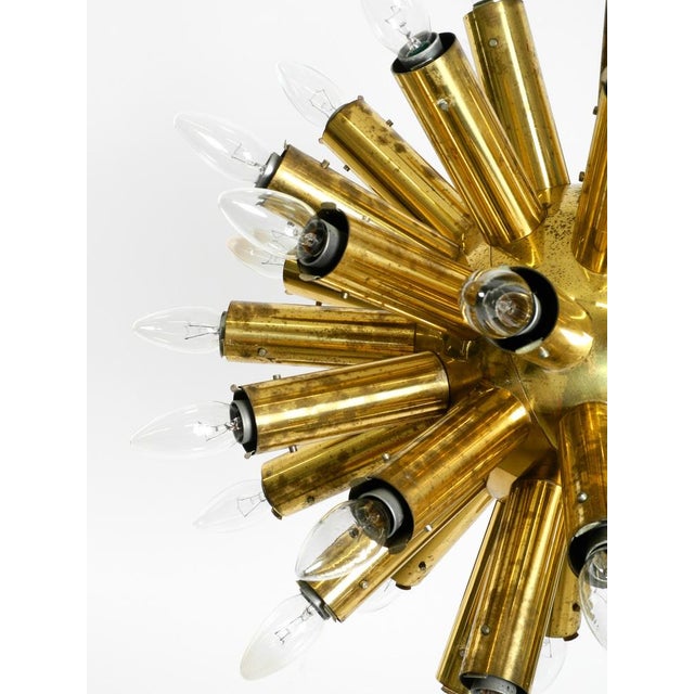 Space Age Brass Ceiling Lamp from J.T. Kalmar, 1960s For Sale - Image 14 of 18