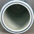 A handsome Chinese blue-and-white porcelain brush pot of tall cylindrical form, painted entirely in traditional cobalt...