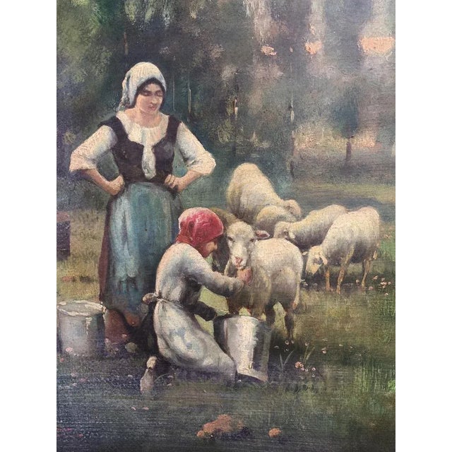 Emilio Pergola, Country Landscape, 2006, Oil on Canvas, Framed For Sale - Image 3 of 7