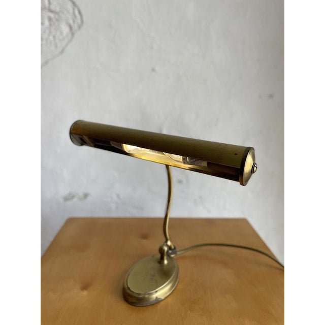 Contemporary Mid-Century Modern Pfäffle Brass Table Lamp, Germany, 1960s For Sale - Image 3 of 10
