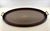 Antique Edwardian Mahogany Inlaid Serving Tray With Brass Handles For Sale - Image 4 of 9