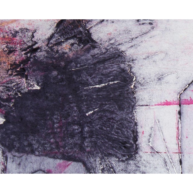 1970s 1974 “Composition on Human Condition #2” Mixed Media Print by Robert C. Ray For Sale - Image 5 of 9