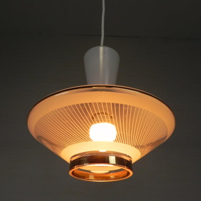 Pendant Lamp Ufo Model with Glass Shade, 1950s For Sale - Image 13 of 13