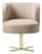 Spritz Beige Leather Chair by Lorenza Bozzoli For Sale